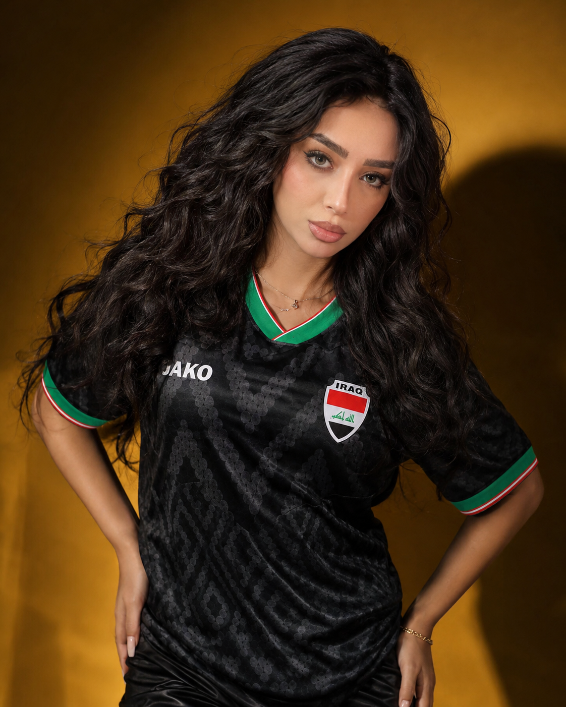 Iraq Jersey Black LIMITED 🇮🇶