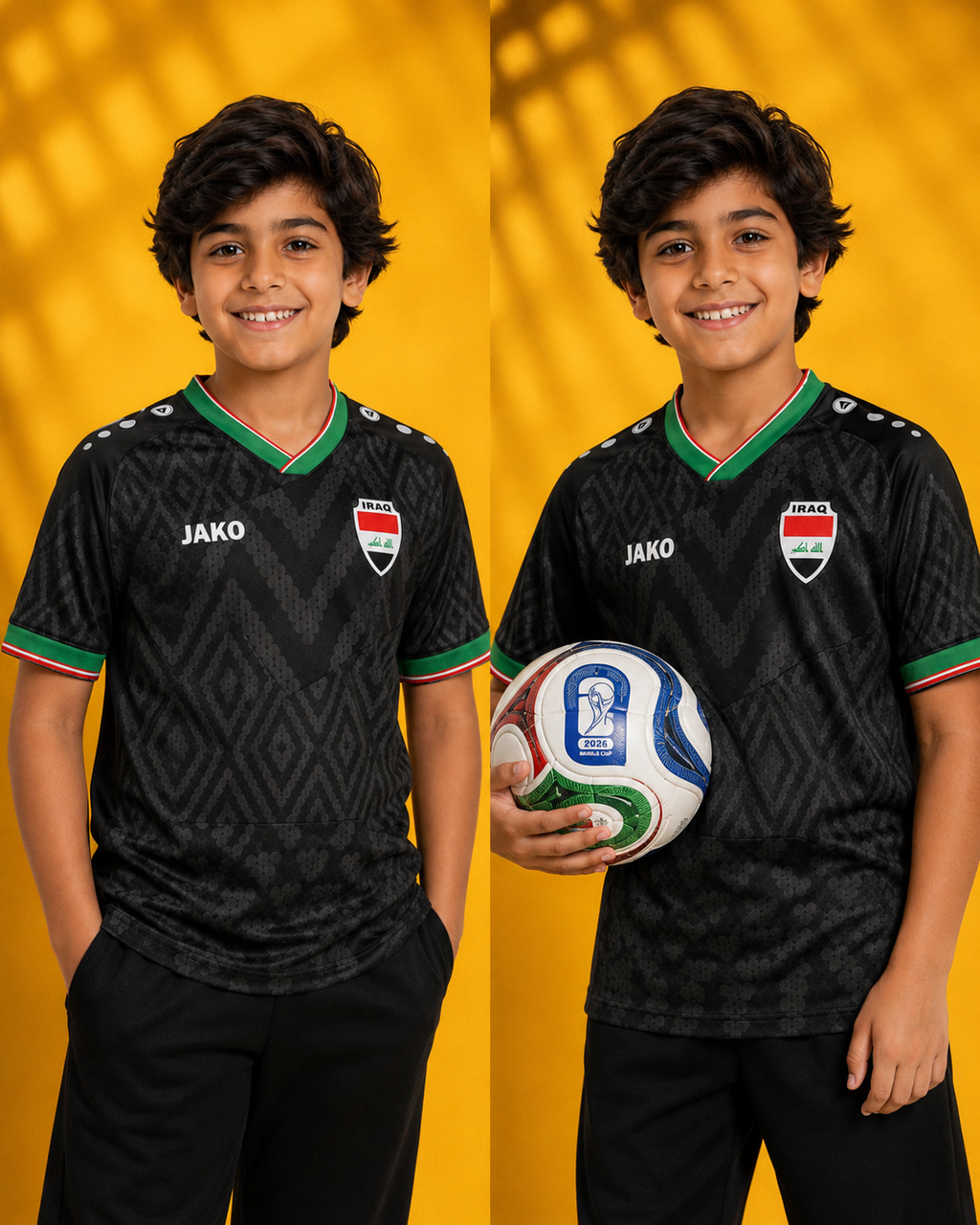 Iraq Jersey Black LIMITED 🇮🇶