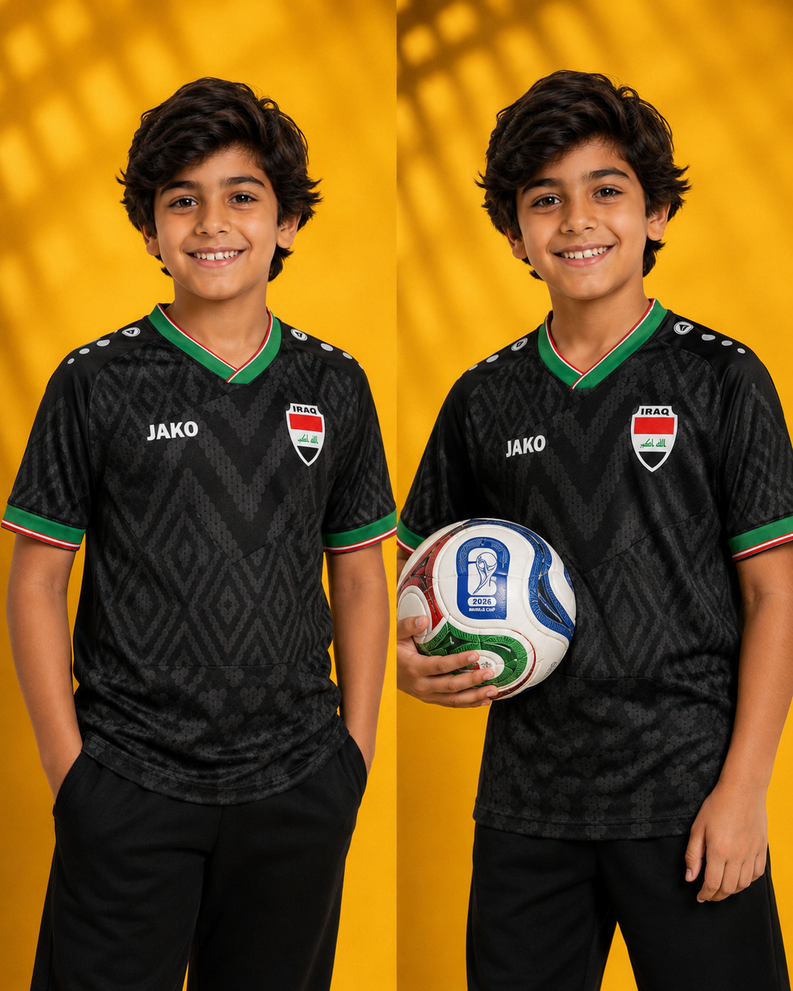 Iraq Jersey Black LIMITED 🇮🇶