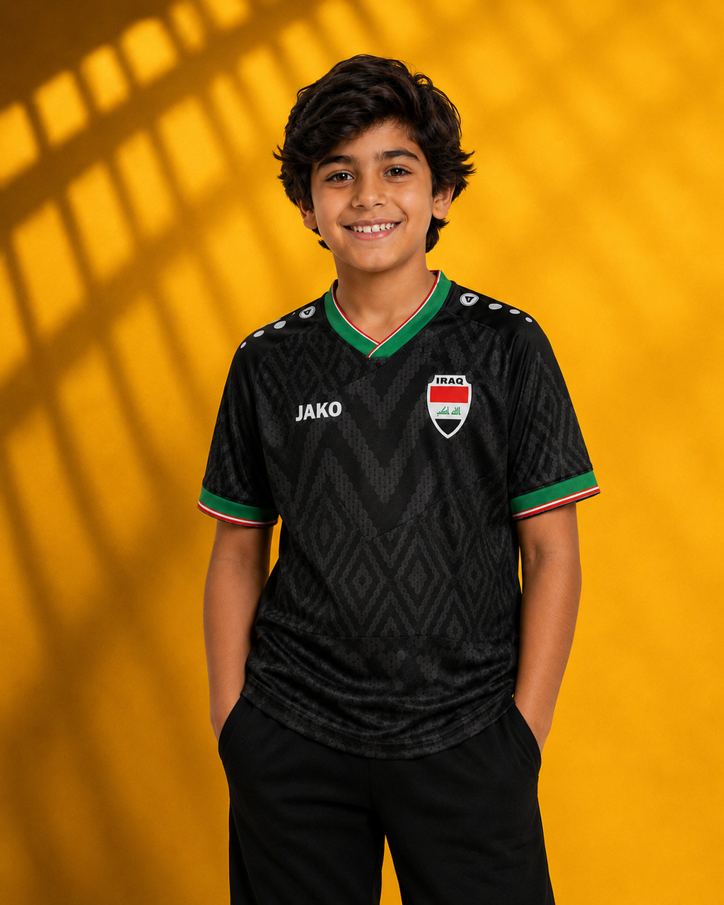 Iraq Jersey Black LIMITED 🇮🇶