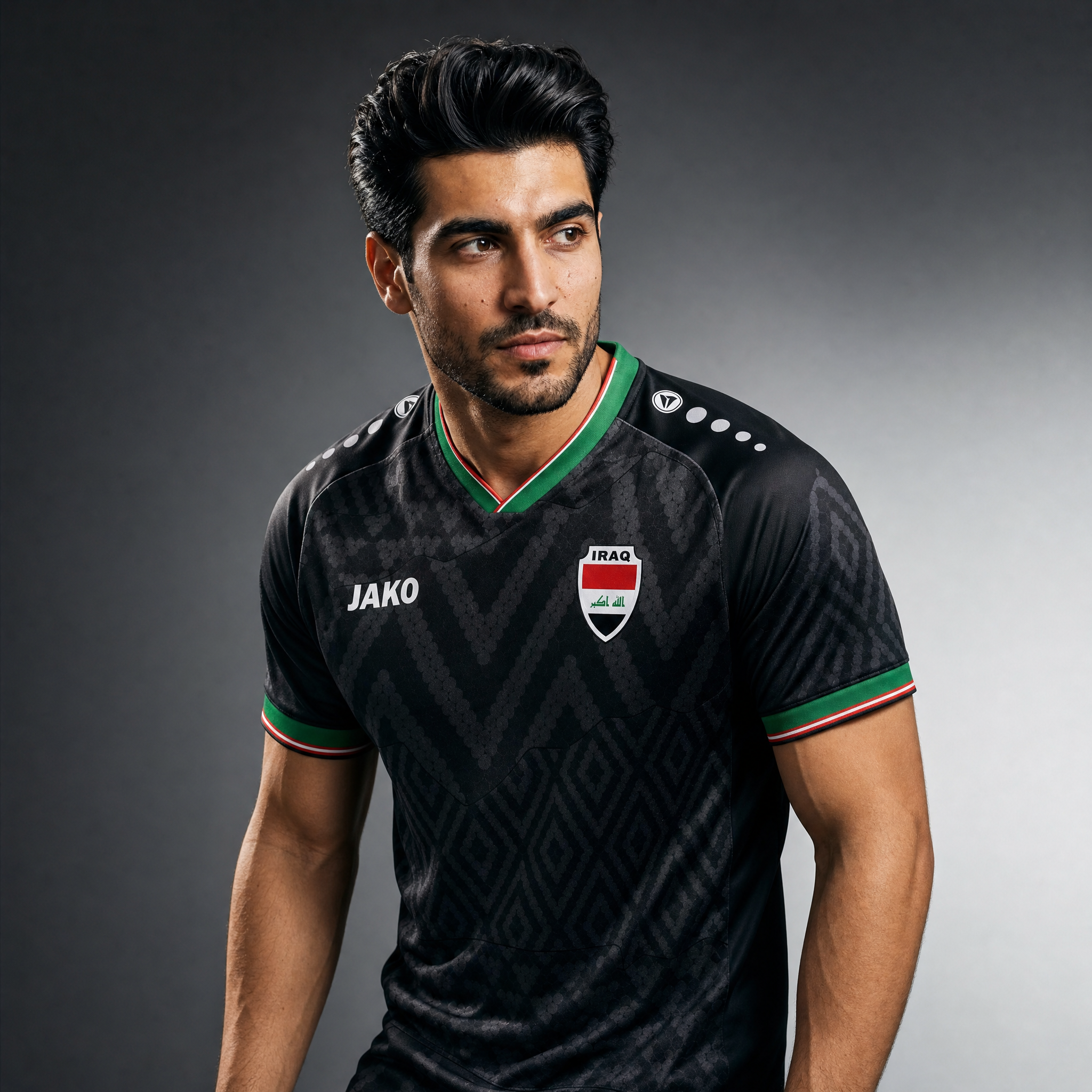 Iraq Jersey Black LIMITED 🇮🇶