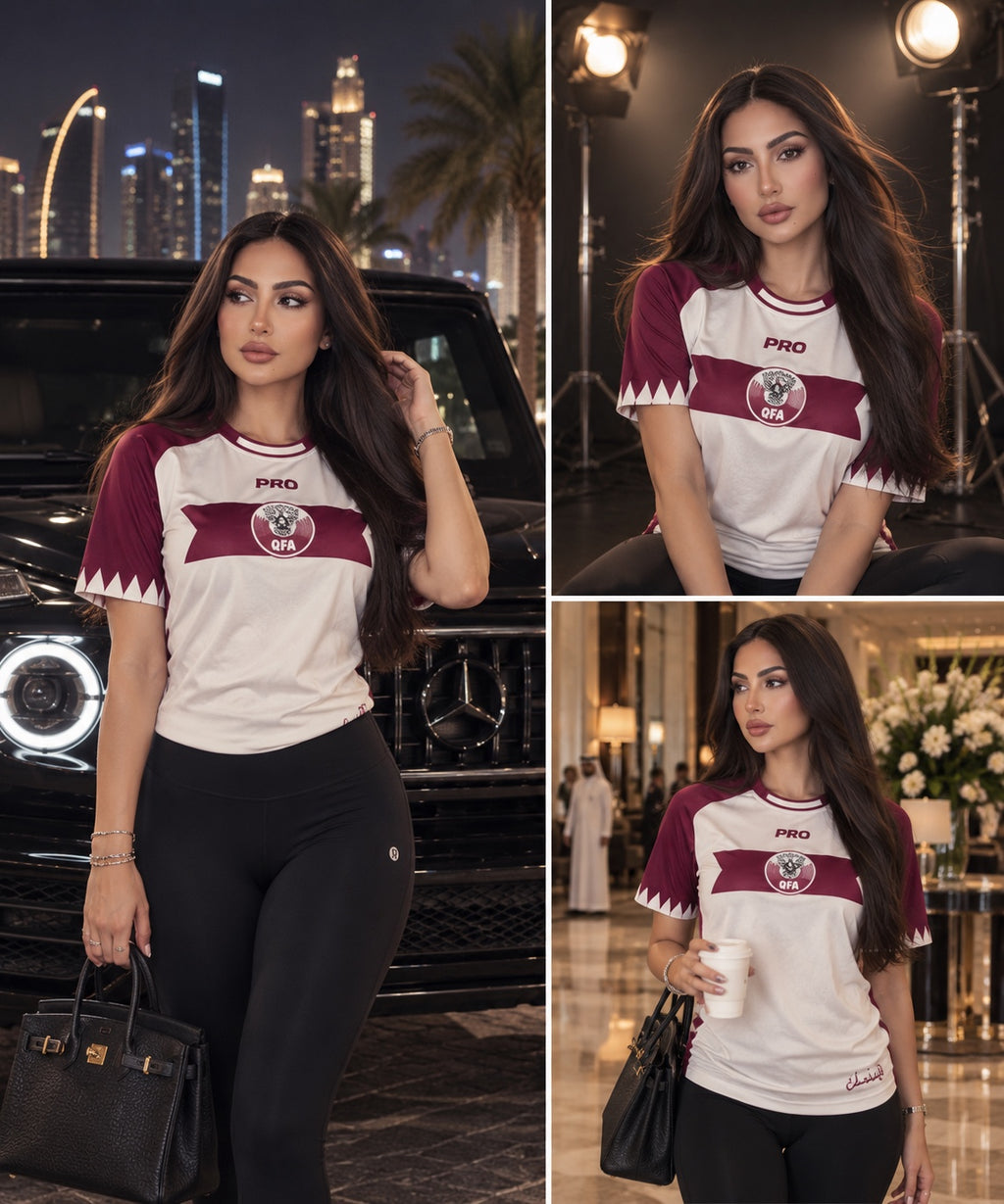 Qatar Heritage Jersey lifestyle views